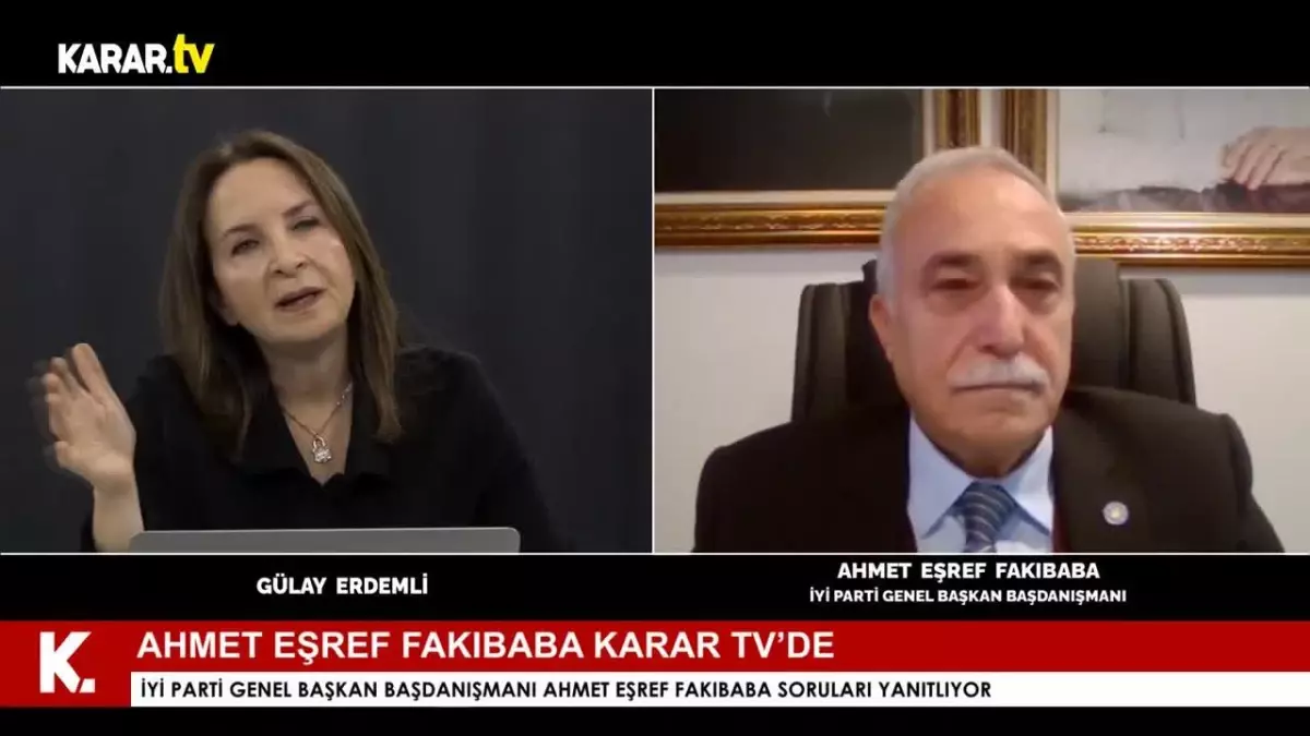 İyi Partili Fakıbaba: "Partide Bir Yozlaşma Gördüğümde, Kibirlenme Başladığında İlk Terk Edecek Olan Ahmet Eşref Fakıbaba\'dır"