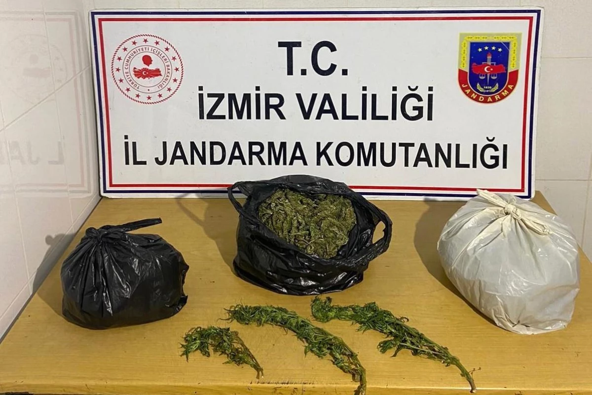 İzmir\'de uyuşturucu tacirine jandarmadan operasyon