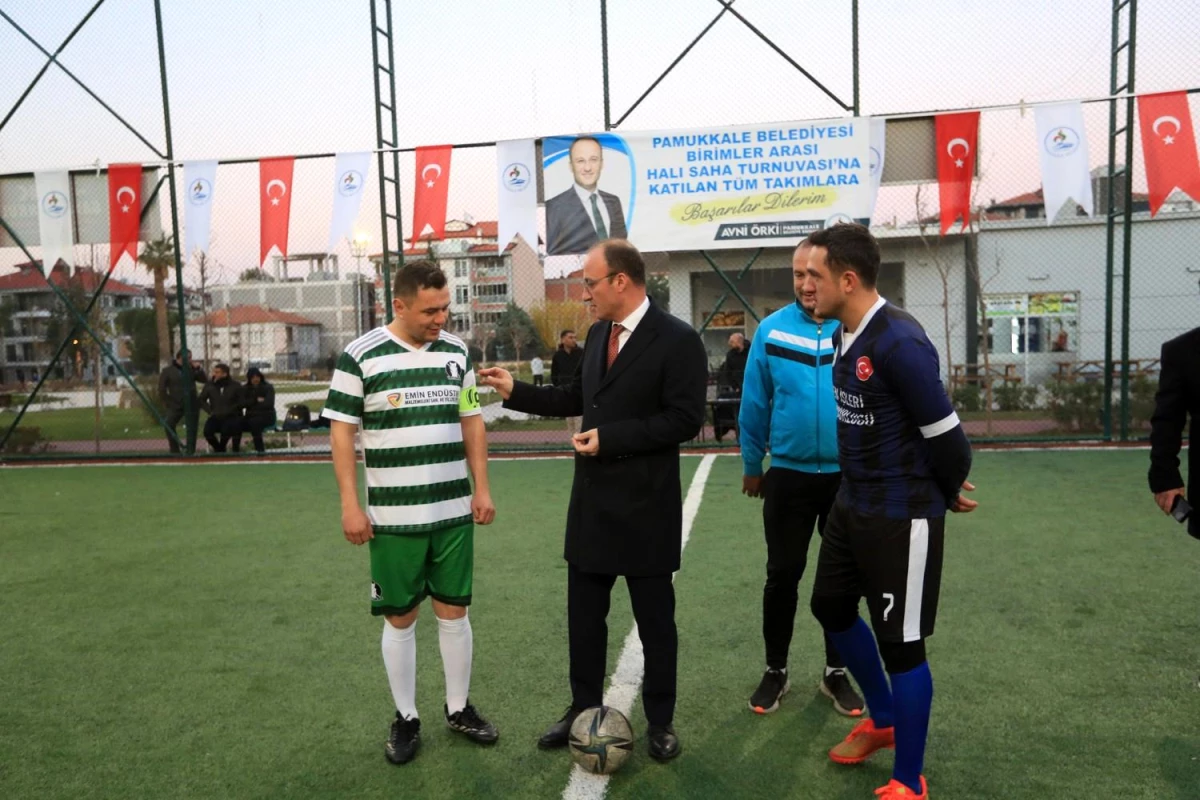 Pamukkale Belediyesi futbol turnuvasında heyecan başladı