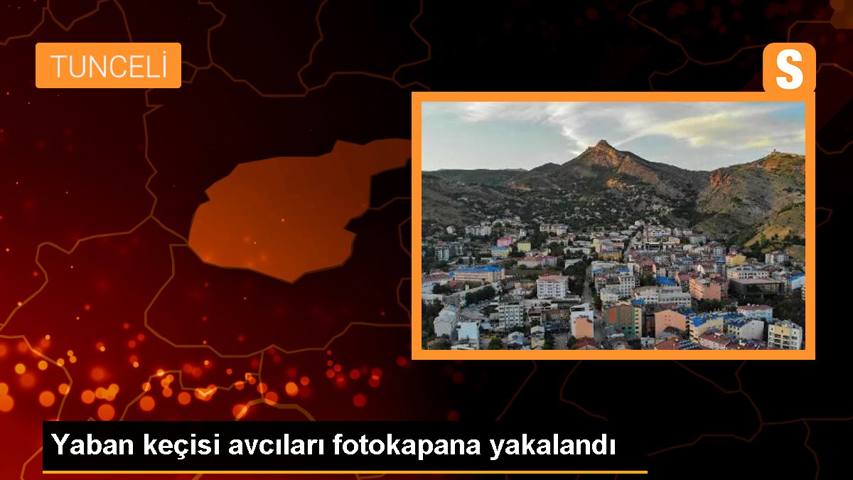 Yaban keçisi avcıları fotokapana yakalandı