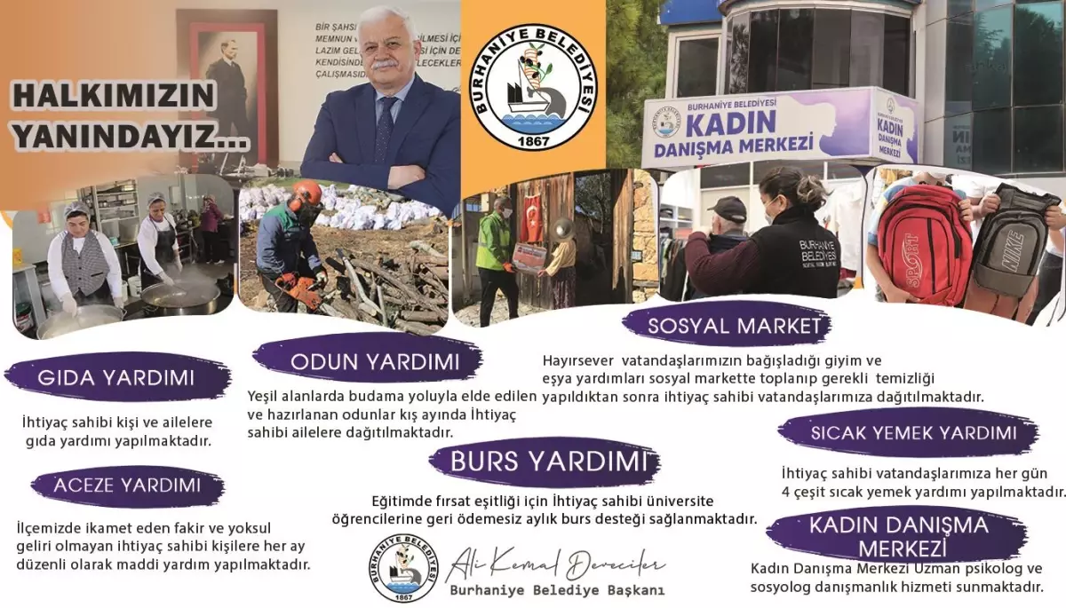 Burhaniye Belediyesi, Sosyal Yardımlarla İhtiyaç Sahibi Vatandaşların Yanında Olmaya Devam Ediyor