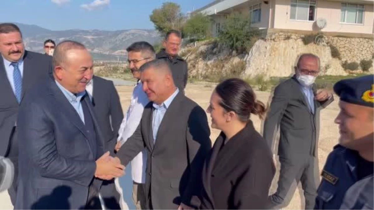 Dışişleri Bakanı Çavuşoğlu sel bölgesindeki çalışmaları inceledi