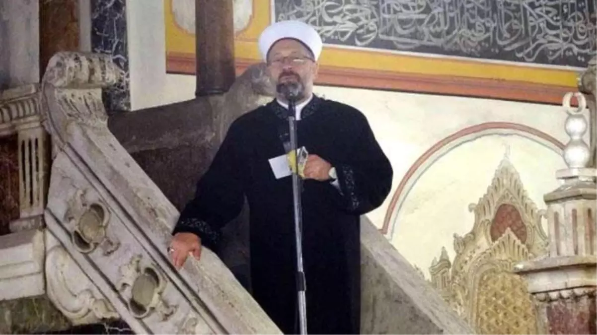 Diyanet İşleri Başkanı Ali Erbaş\'tan yılbaşı vurgusu! İslam\'ın emir ve yasaklarına aykırı olduğunu söyledi