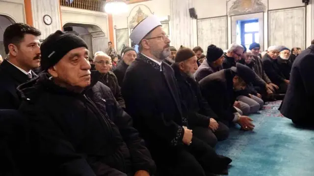 Diyanet İşleri Başkanı Ali Erbaş'tan cuma hutbesinde yılbaşı vurgusu