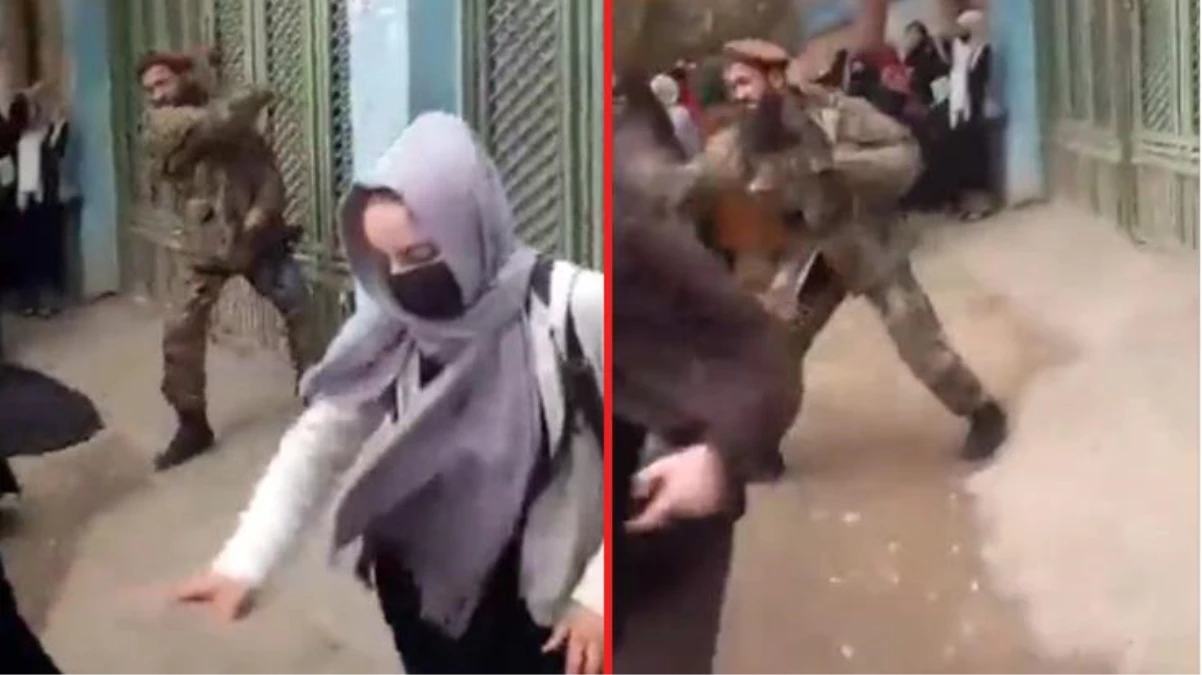 Afganistan\'da Taliban zulmü! Üniversite yasağını protesto eden kadınları kırbaçladılar