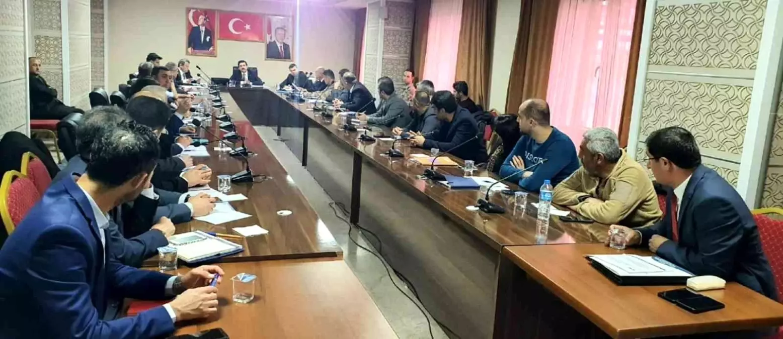 Hakkari\'de "İl Risk Azaltma Planı Toplantısı" yapıldı