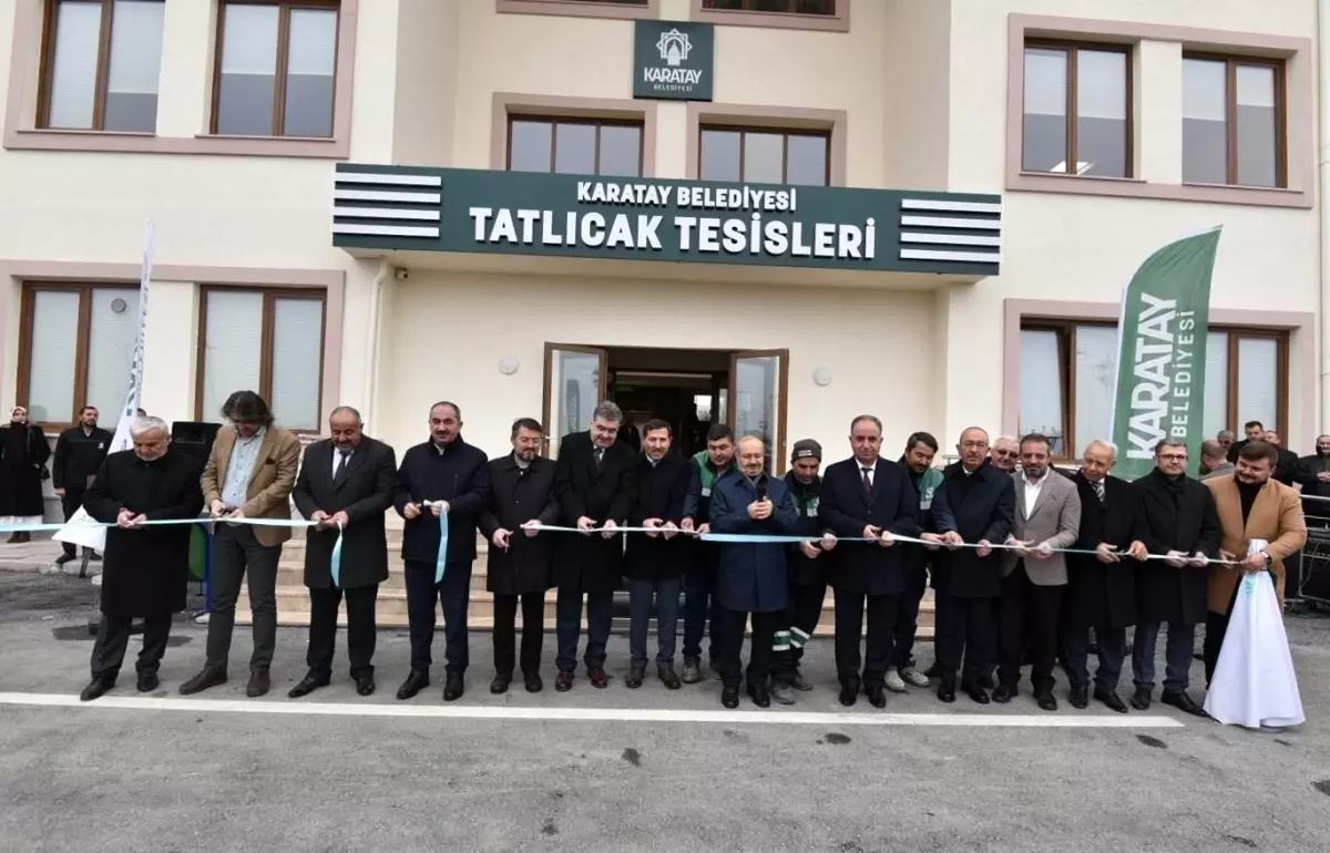 Karatay Belediyesi Tatlıcak Tesisleri yeni binası açıldı