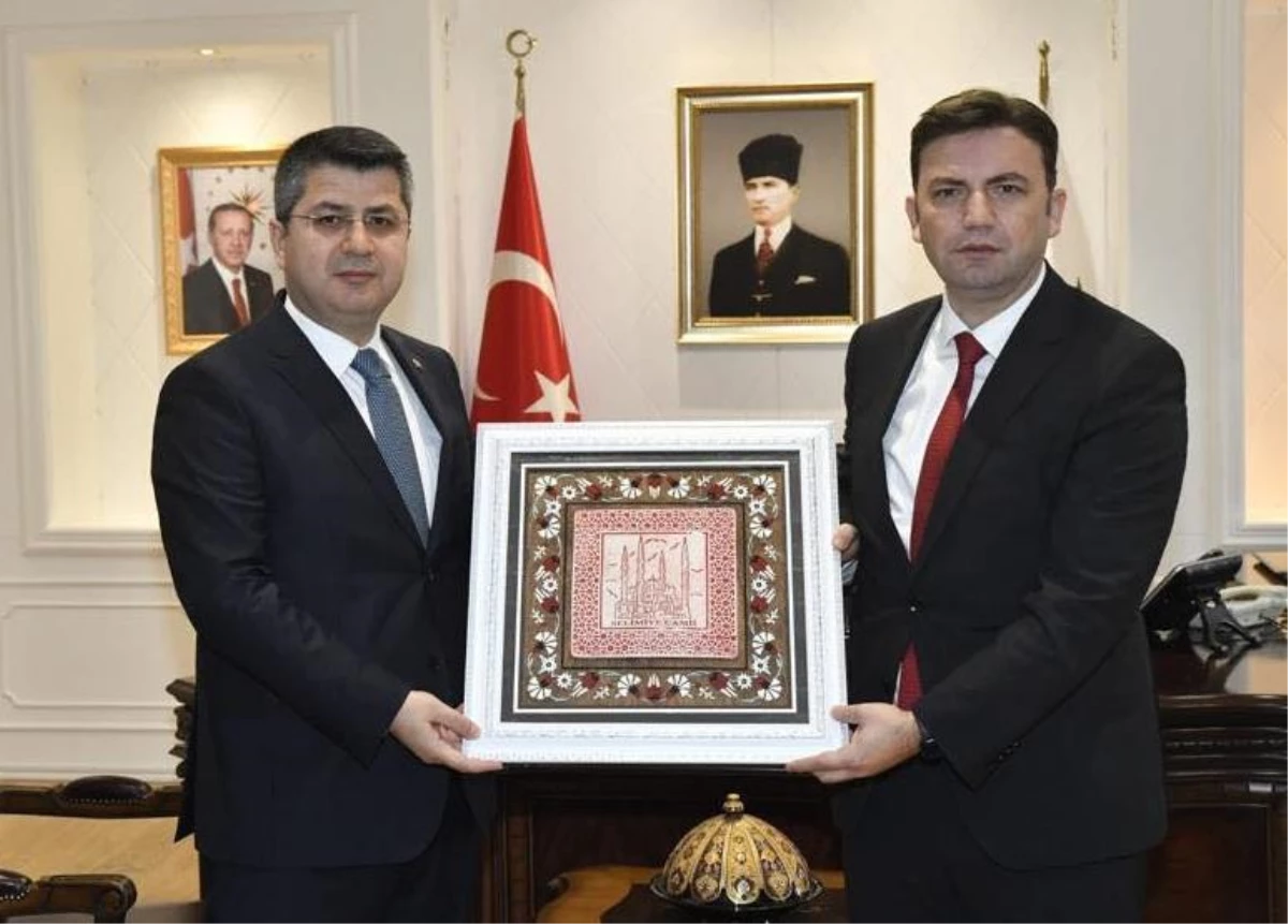 Kuzey Makedonya Dışişleri Bakanı Osmani, Edirne Valisi Kırbıyık\'ı ziyaret etti