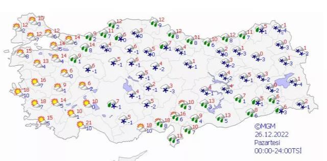 Meteoroloji tarih verdi! Aralarında Ankara ve Eskişehir'in de bulunduğu 22 ilde yoğun kar yağışı görülecek