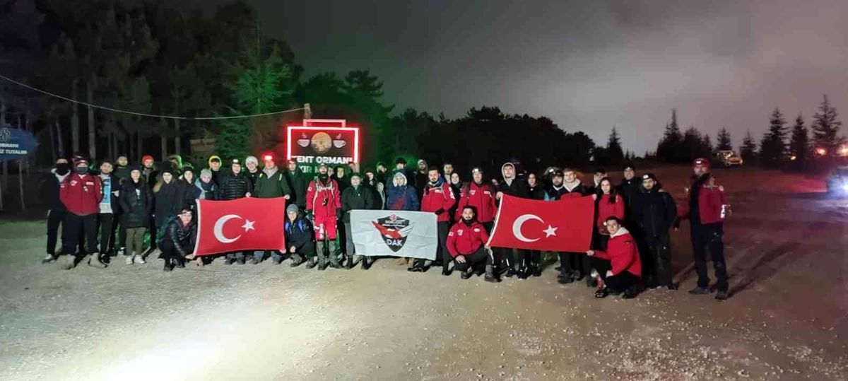 Sarıkamış şehitlerini anmak için yürüdüler
