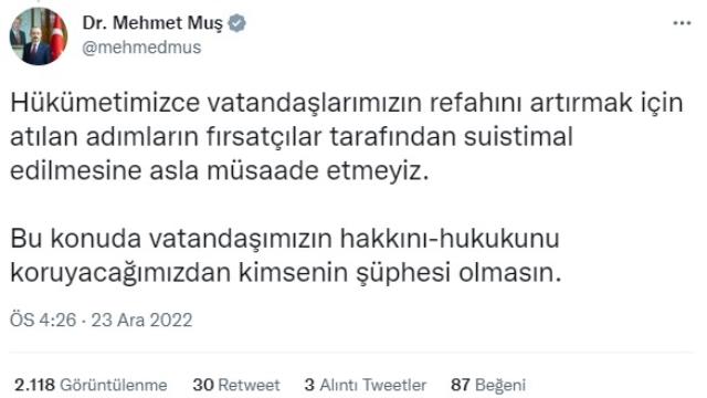 Son Dakika: Ticaret Bakanlığı, asgari ücret zammı sonrası haksız fiyat artışı yapan işletmelere karşı denetim başlattı Son Dakika: Ticaret Bakanlığı, asgari ücret zammı sonrası haksız fiyat artışı yapan işletmelere karşı denetim başlattı