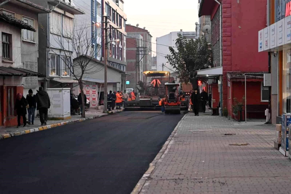 Türkiye\'nin en uzun sokaklarından Bağlar asfaltlandı
