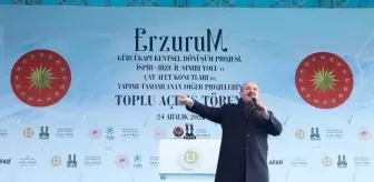 Bakanlar Dönmez ve Varank, Erzurum'daki toplu açılış törenine katıldı