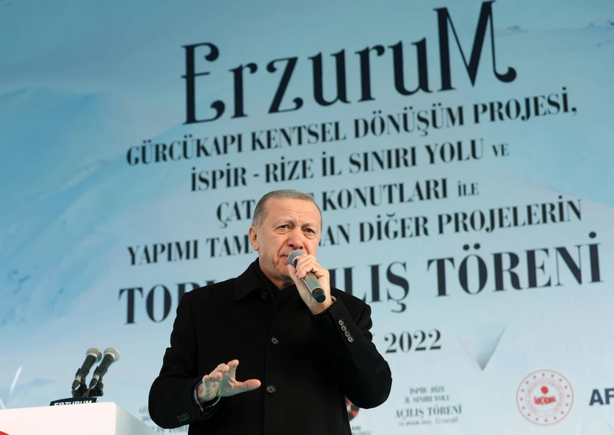 Cumhurbaşkanı Erdoğan Erzurum\'da