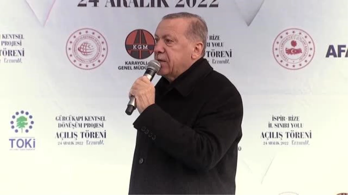 Cumhurbaşkanı Erdoğan, Erzurum\'da toplu açılış töreninde konuştu: (4)