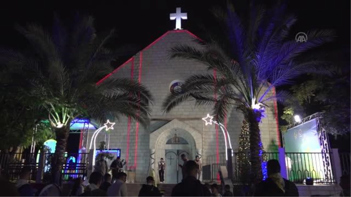 İsrail ablukası altındaki Gazze\'de Latin Manastırı Kilisesi\'nde Noel kutlamaları başladı