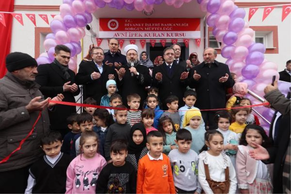 Diyanet İşleri Başkanı Erbaş, 12 eserin toplu açılış töreninde konuştu