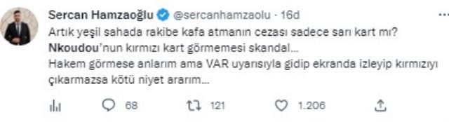 Beşiktaşlı N'Koudou kafa attı! Hakemin kararına tepki yağıyor