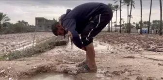 Gazze'de etkili olan sağanak hayatı olumsuz etkiledi