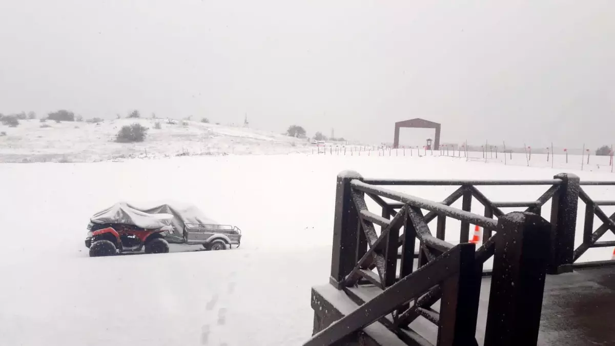 Karabük\'ün yüksek kesimlerinde kar etkili oluyor