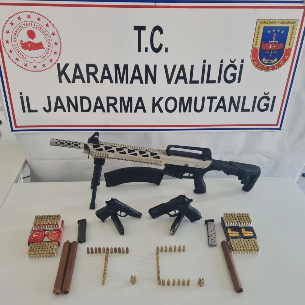 Karaman\'da silah kaçakçılığı operasyonunda 2 kişi yakalandı