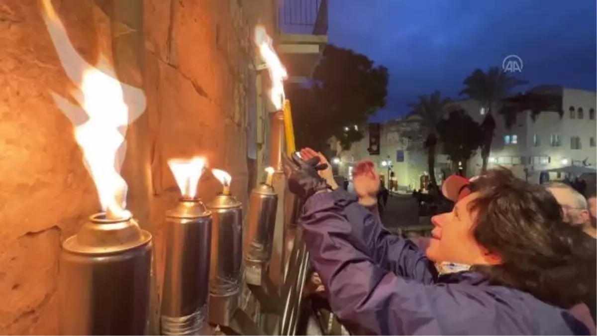 Kudüs'te 'Hanuka' Bayramı