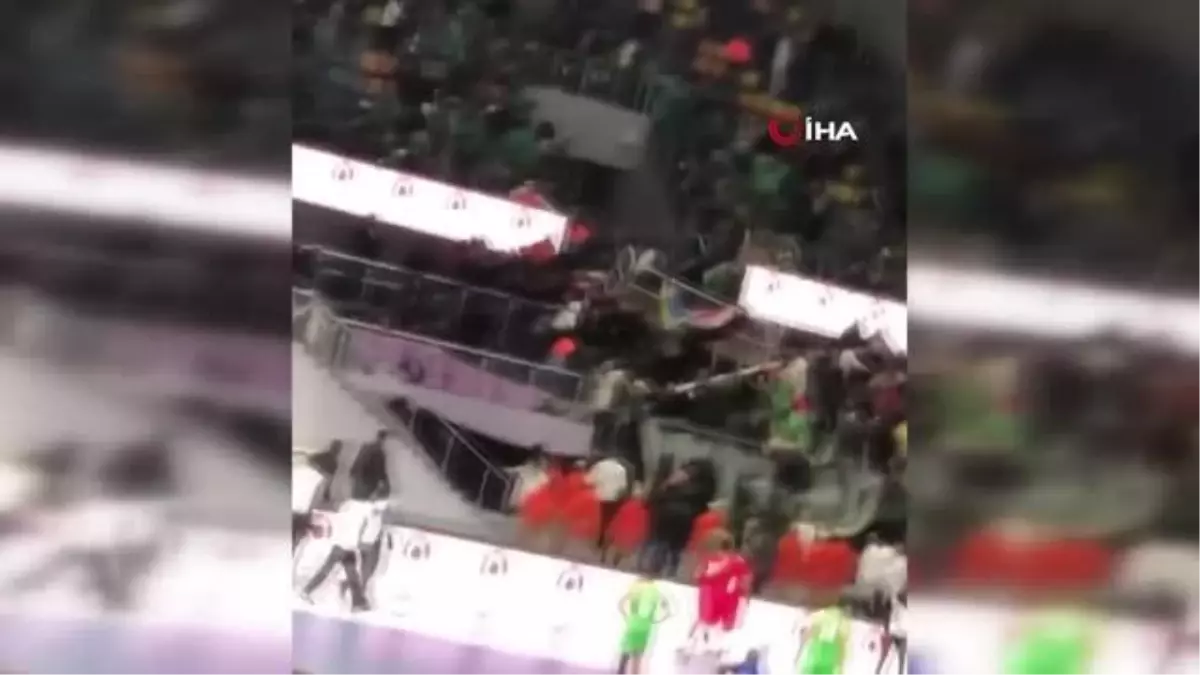 Mısır\'da basketbol maçı sırasında tribün çöktü: 27 yaralı