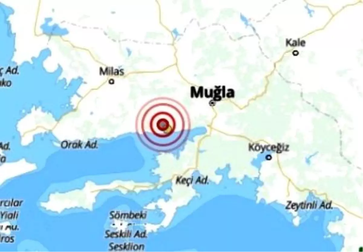 Muğla\'da 3.1 büyüklüğünde deprem