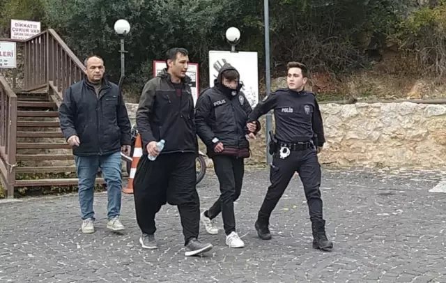 İntihar için uçuruma çıkan gence polisin yaptığı hareket gönülleri fethetti