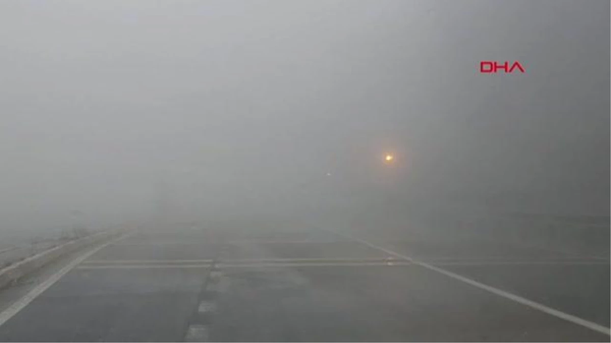 Bolu Dağı\'nda yoğun sis