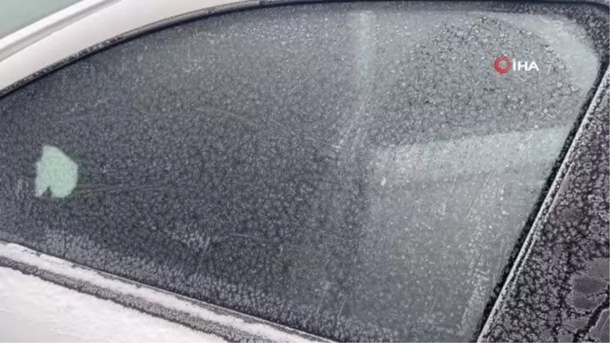 Erzurum buz kesti, hava sıcaklığı eksi 7'ye düştü