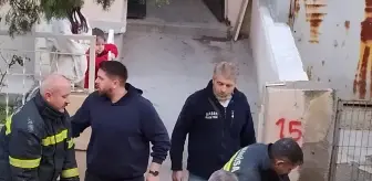 Manisa'da 4 katlı apartmanın çatısından düşen kişi ağır yaralandı