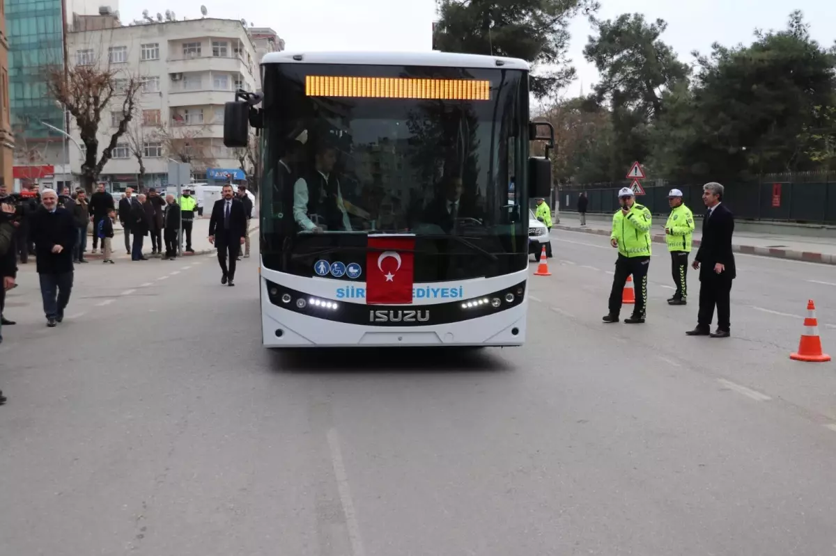 Siirt Belediyesi, filosuna 11 otobüs kattı