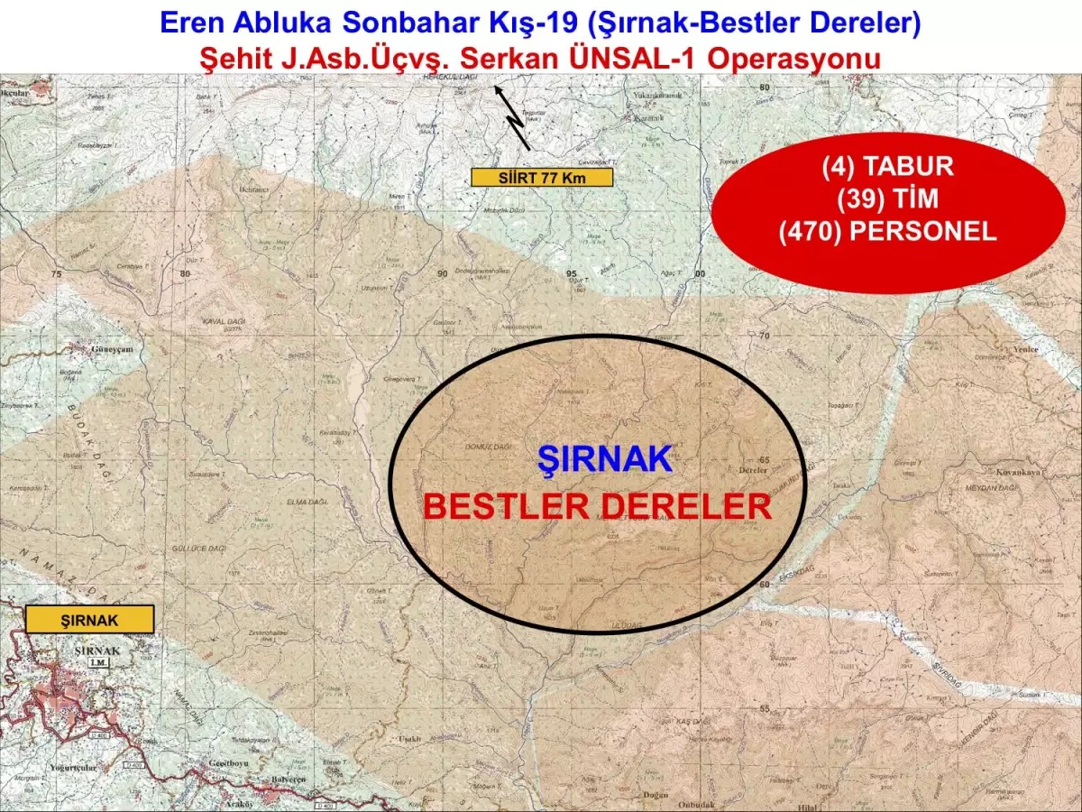 EREN ABLUKA SONBAHAR-KIŞ-19 OPERASYONU ŞIRNAK\'TA BAŞLATILDI