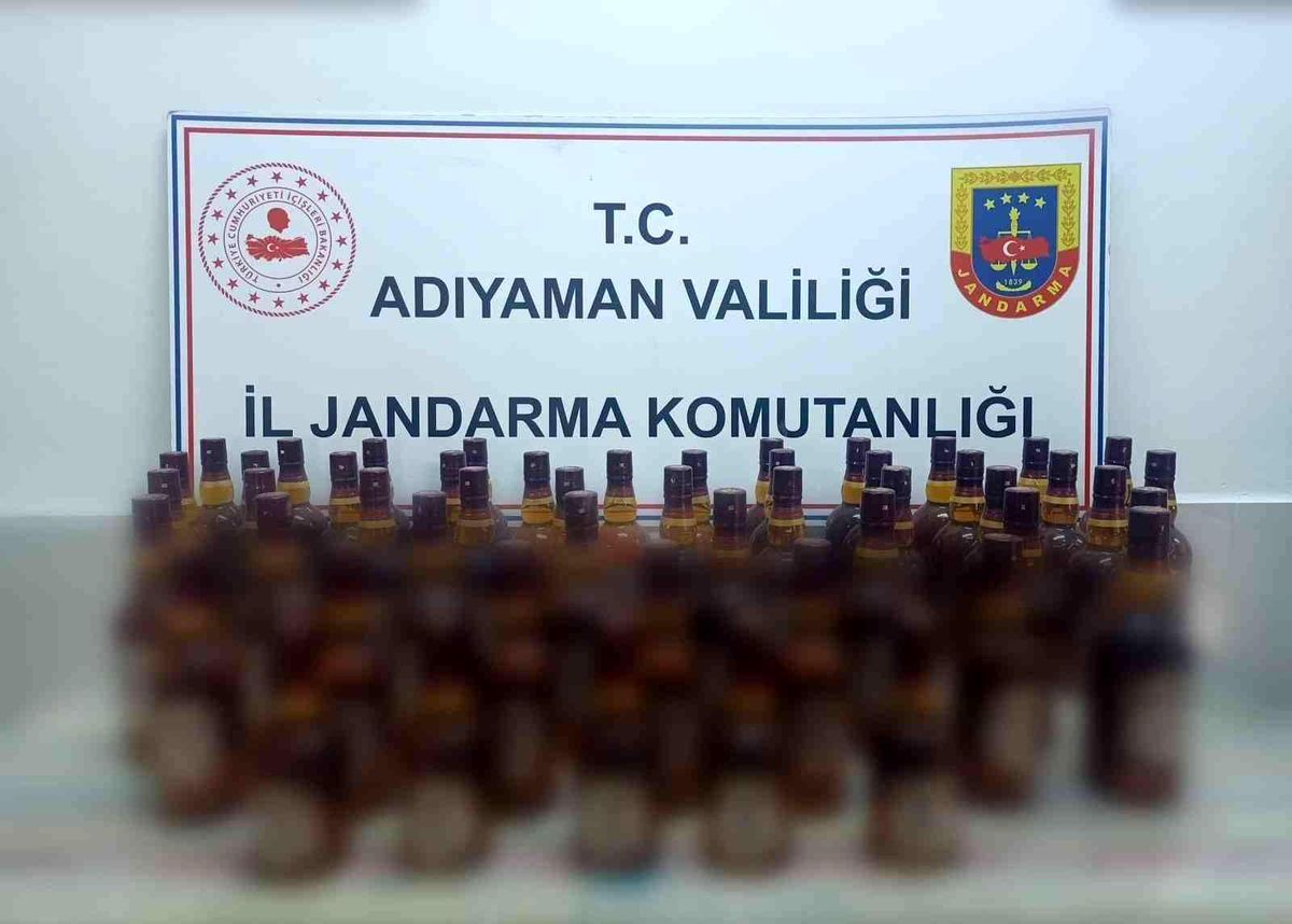 Yolcu otobüsünde kaçak alkol ele geçirildi