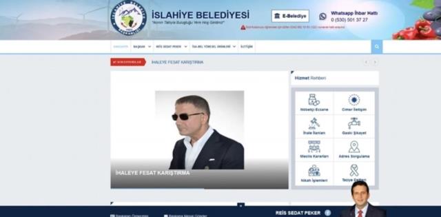 Belediyenin resmi internet sitesini hackleyip Sedat Peker paylaşımları yaptılar