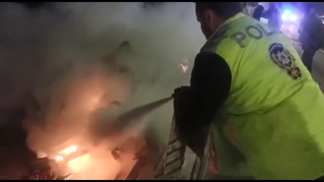 Fatih Sultan Mehmet Köprüsü'nde zincirleme kaza! Takla atan araç alev aldı, yaralılar var