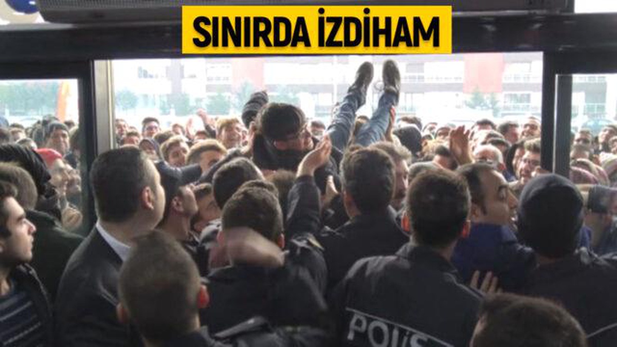 IMEI zammı öncesi sınır kapısında izdiham! (Video)