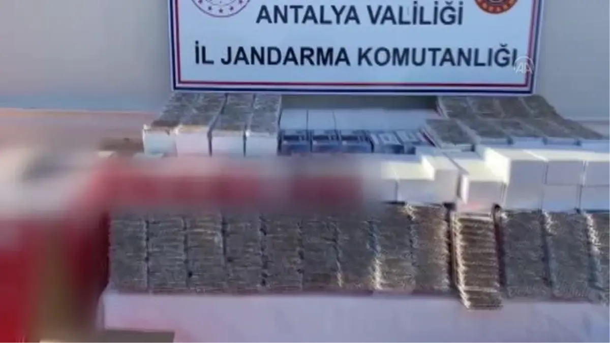 Kaçak sigara ve tütün operasyonunda 1 kişi yakalandı