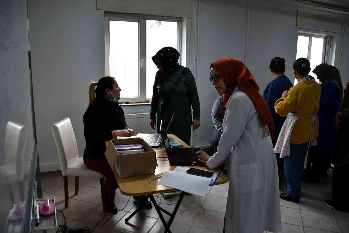 Kanser taraması yapıldı