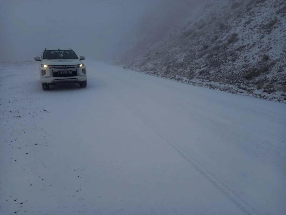 Malatya\'nın yüksek kesimlerinde kar etkili oldu
