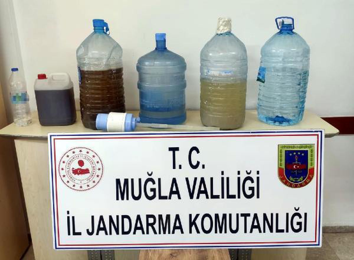 Muğla\'da sahte içki operasyonu: 1 gözaltı