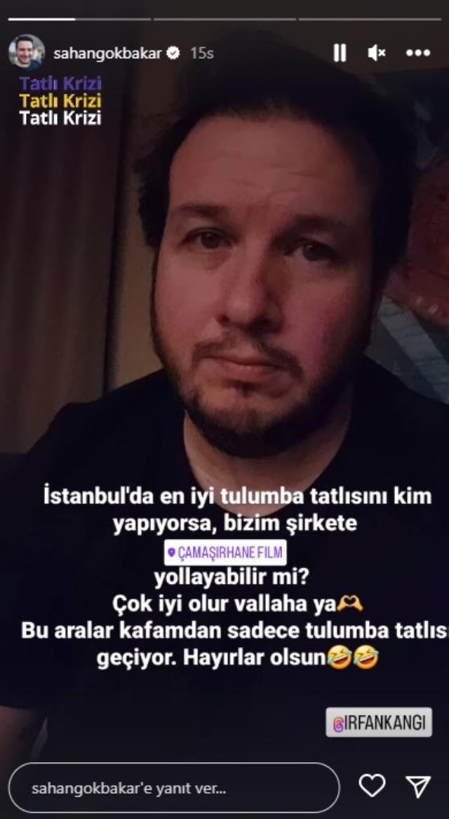 Şahan Gökbakar'ın tulumba paylaşımı işletmecileri harekete geçirdi! Ofisine kilolarca tatlı yağdı