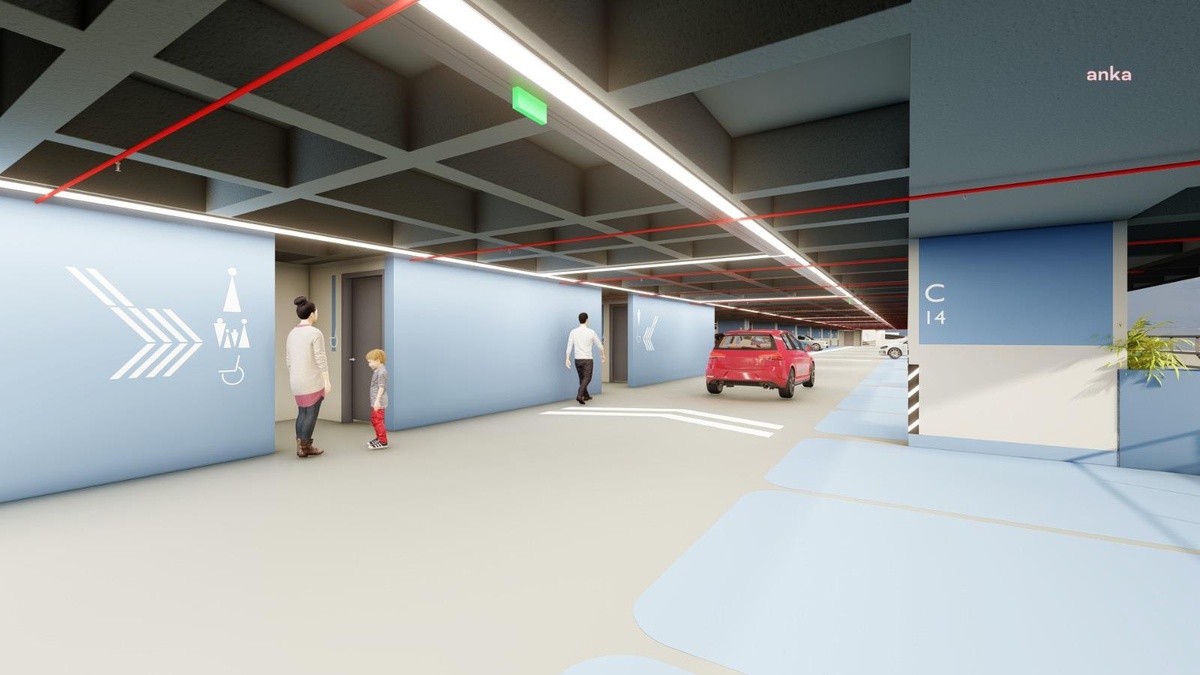 ABB\'nin Sıhhiye Çok Katlı Otoparkı yenileniyor