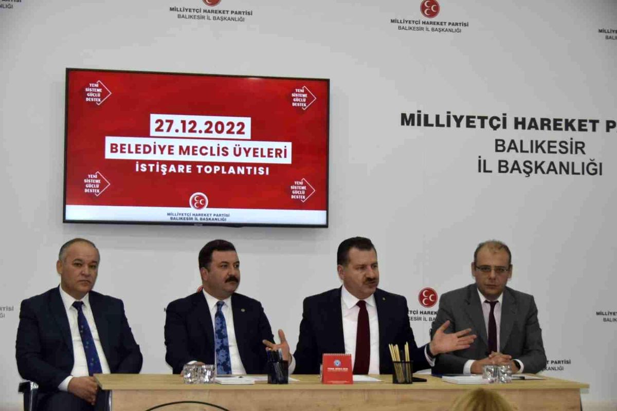 Başkan Yücel Yılmaz MHP\'de istişare toplantısına katıldı