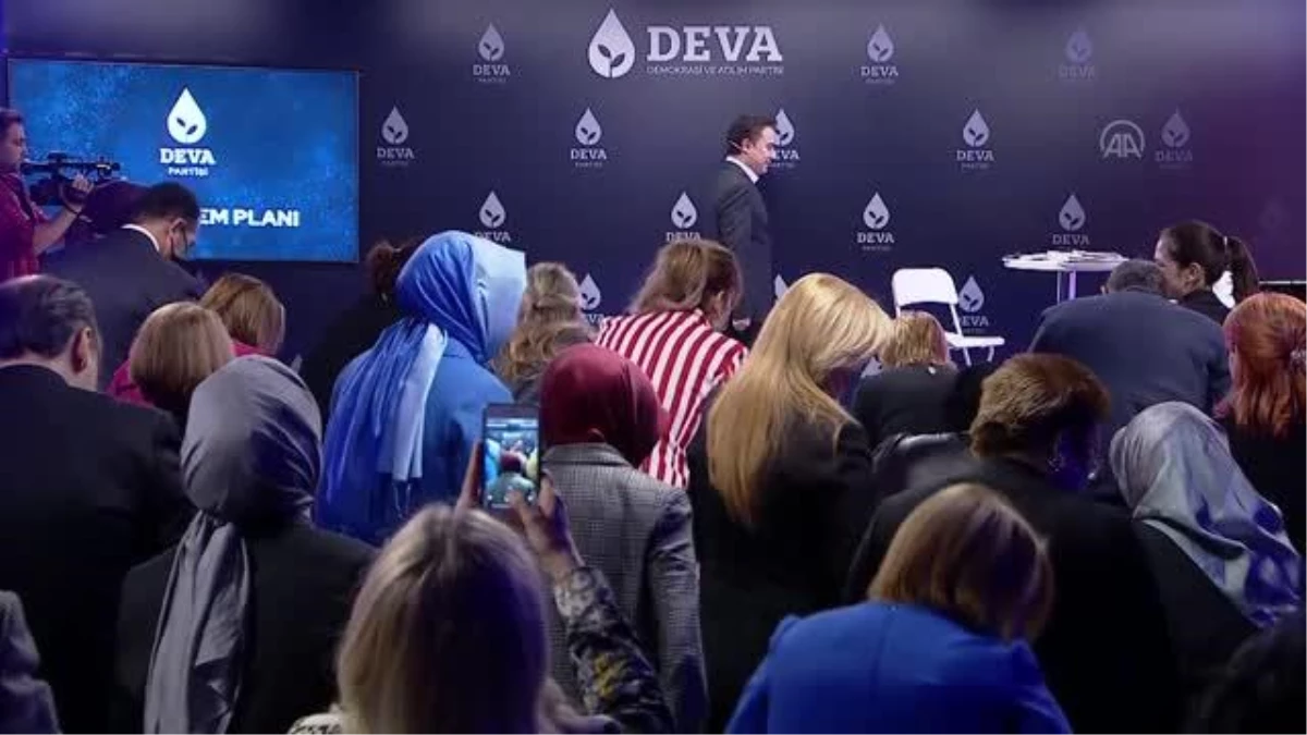 DEVA Partisi Genel Başkanı Babacan, partisinin "Kadın Eylem Planı"nı açıkladı
