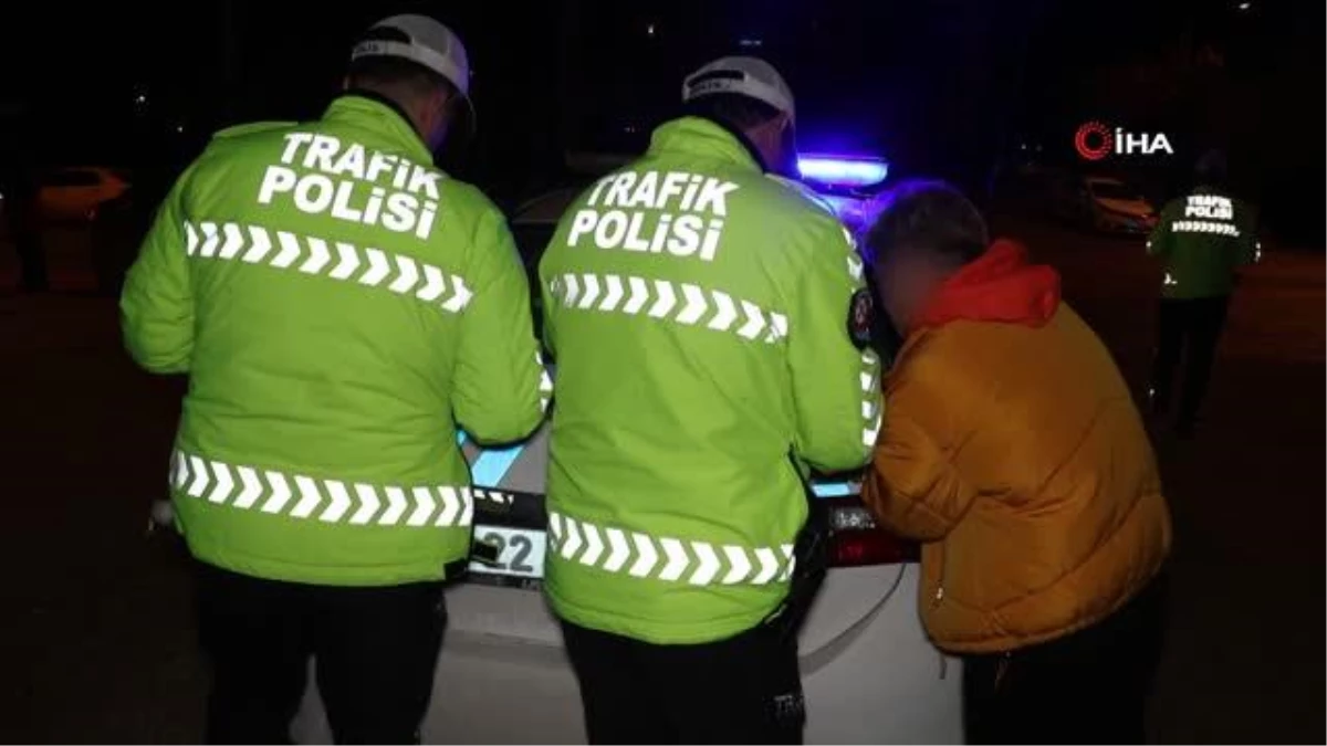 Edirne\'de alkolü sürücülerin ehliyetine el konuldu