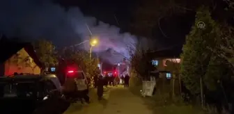 Evde çıkan yangın söndürüldü