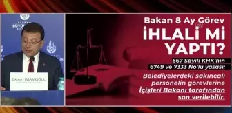 İBB Başkanı İmamoğlu'ndan İçişleri Bakanlığı raporuyla ilgili açıklama