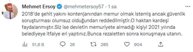 İçişleri Bakan Yardımcısı Ersoy: 'Yalanlarınızı kapatmak için şehitliği bile istismar edecek kadar onursuz davranıyorsunuz'